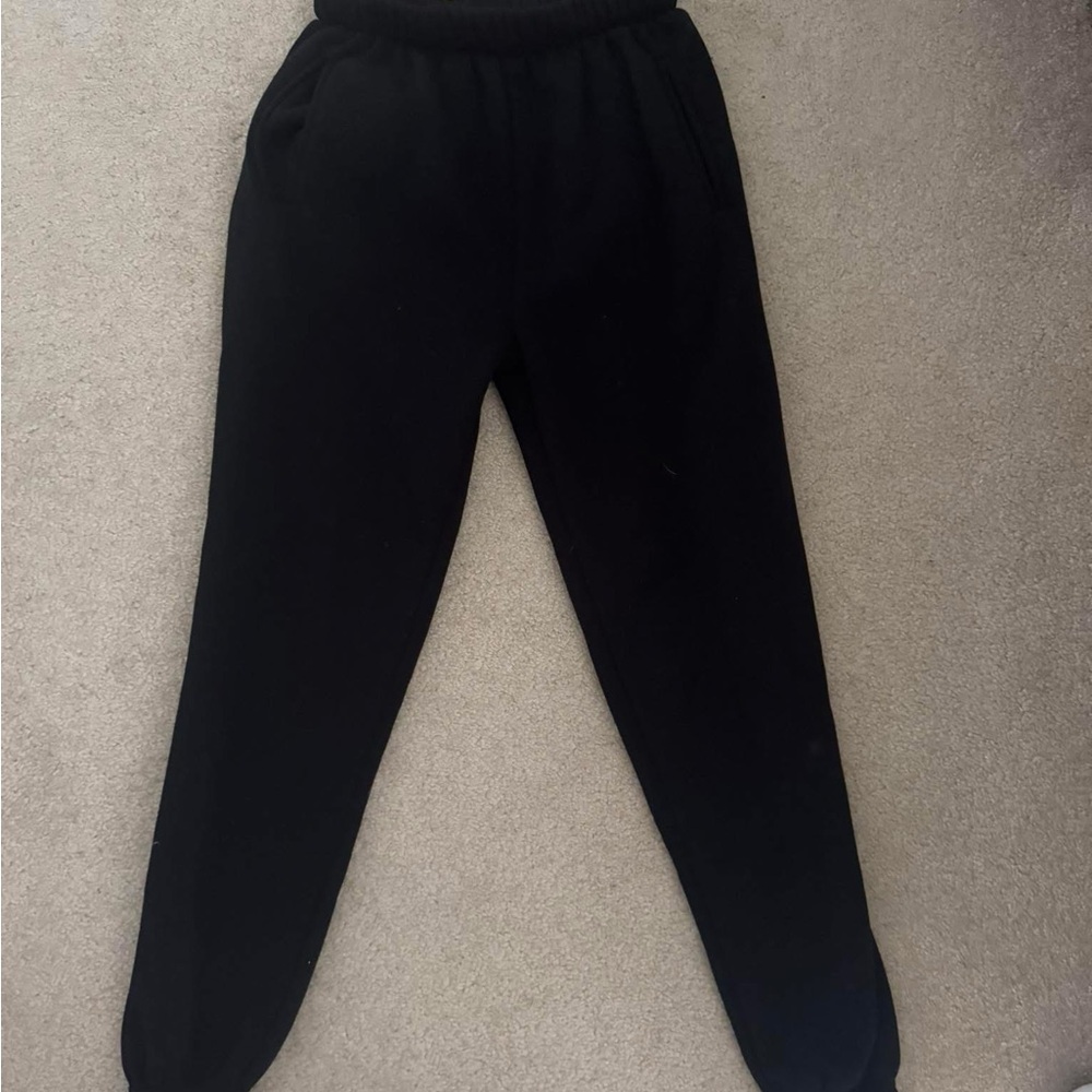 Black Jogger Sweatpants